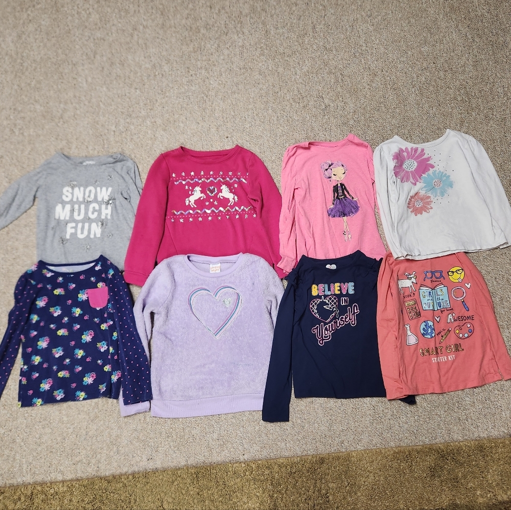 Bundle girls size 6 play shirts
